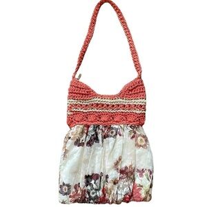 Braciano Floral Macrame handbags Purse Shoulder Bag, Tote